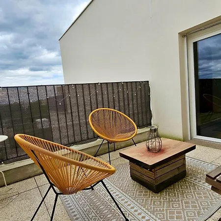 Penthouse Lumineux 20min Paris Et Avec 2 Balcons *